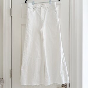 Madewell Crop Flare Wide Leg Jeans